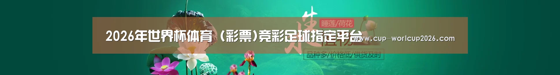 鲜花水草花卉网站模板